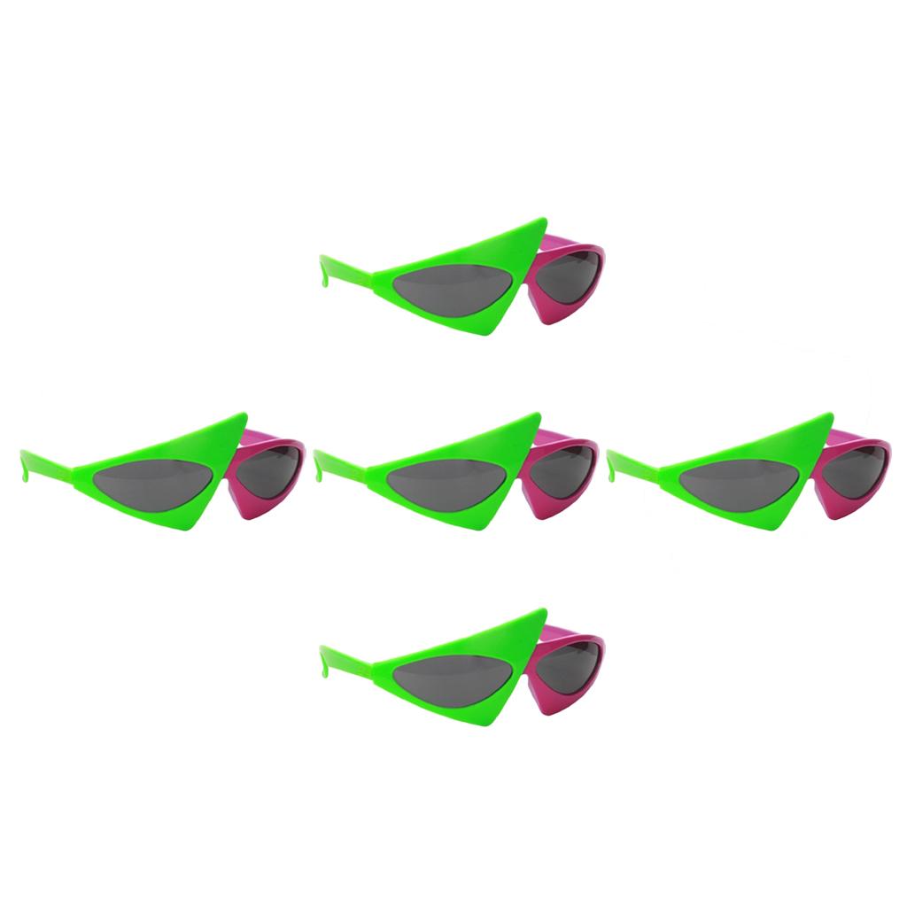 5 Novelty Sunglasses Alien Glasses Hip Hop Costume Party Props