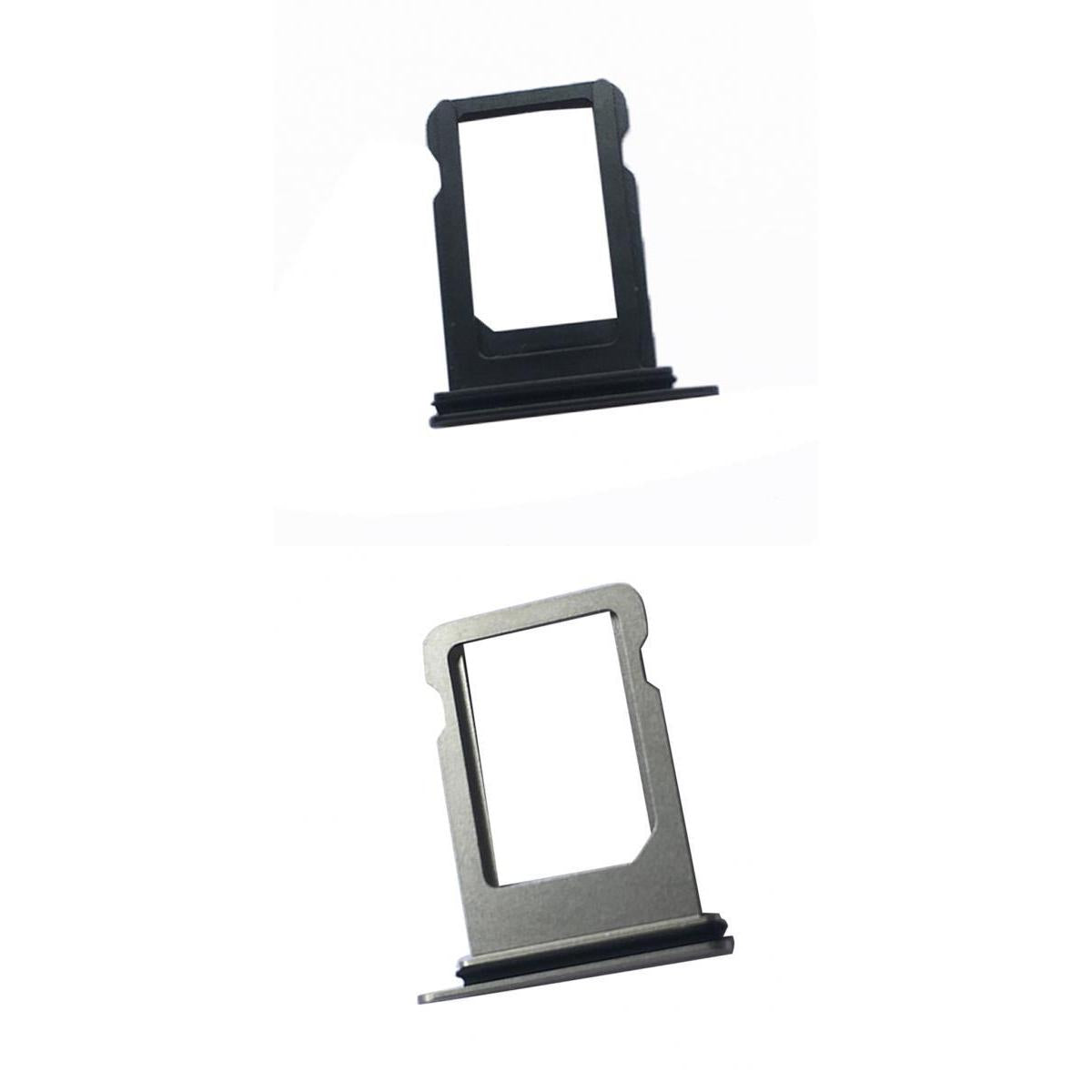 2 Pcs Sim Card Tray Slot Holder Repair Part Replacement for Apple iPhone X