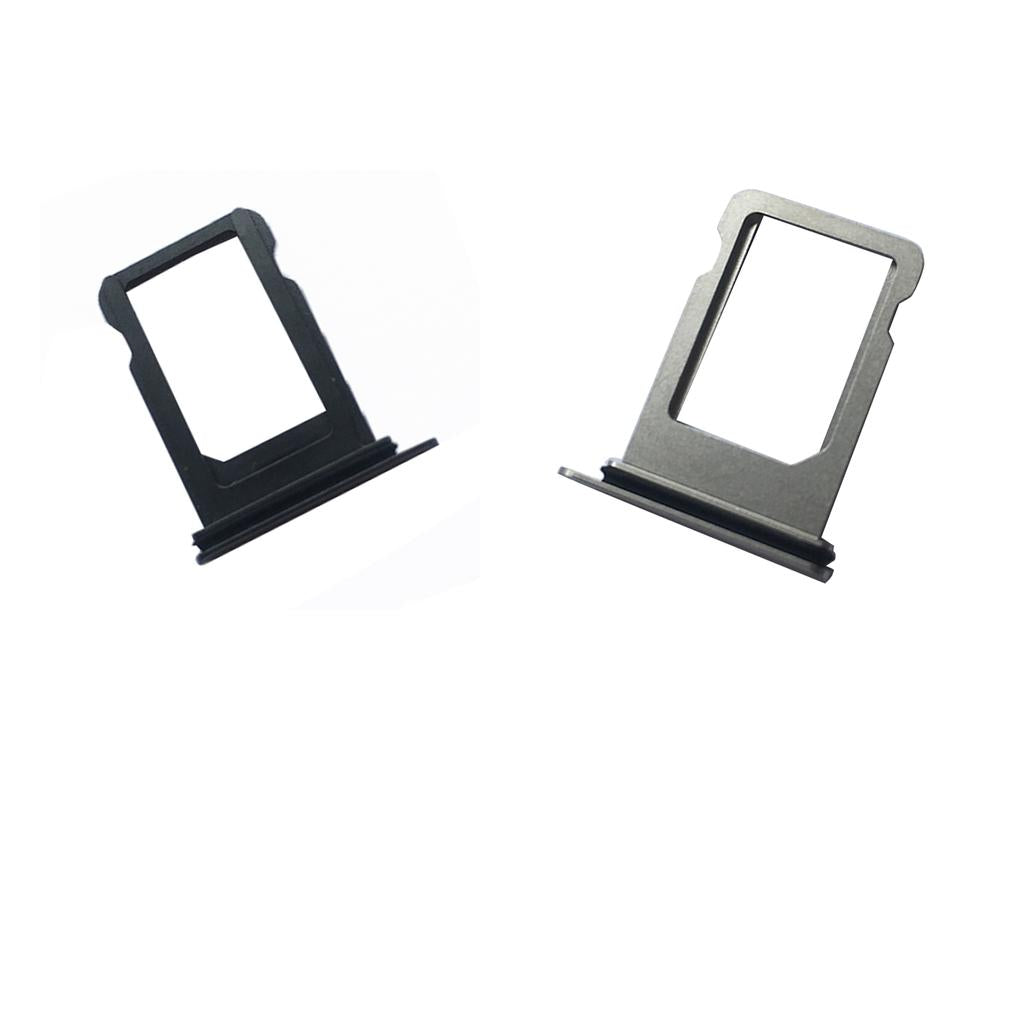 2 Pcs Sim Card Tray Slot Holder Repair Part Replacement for Apple iPhone X