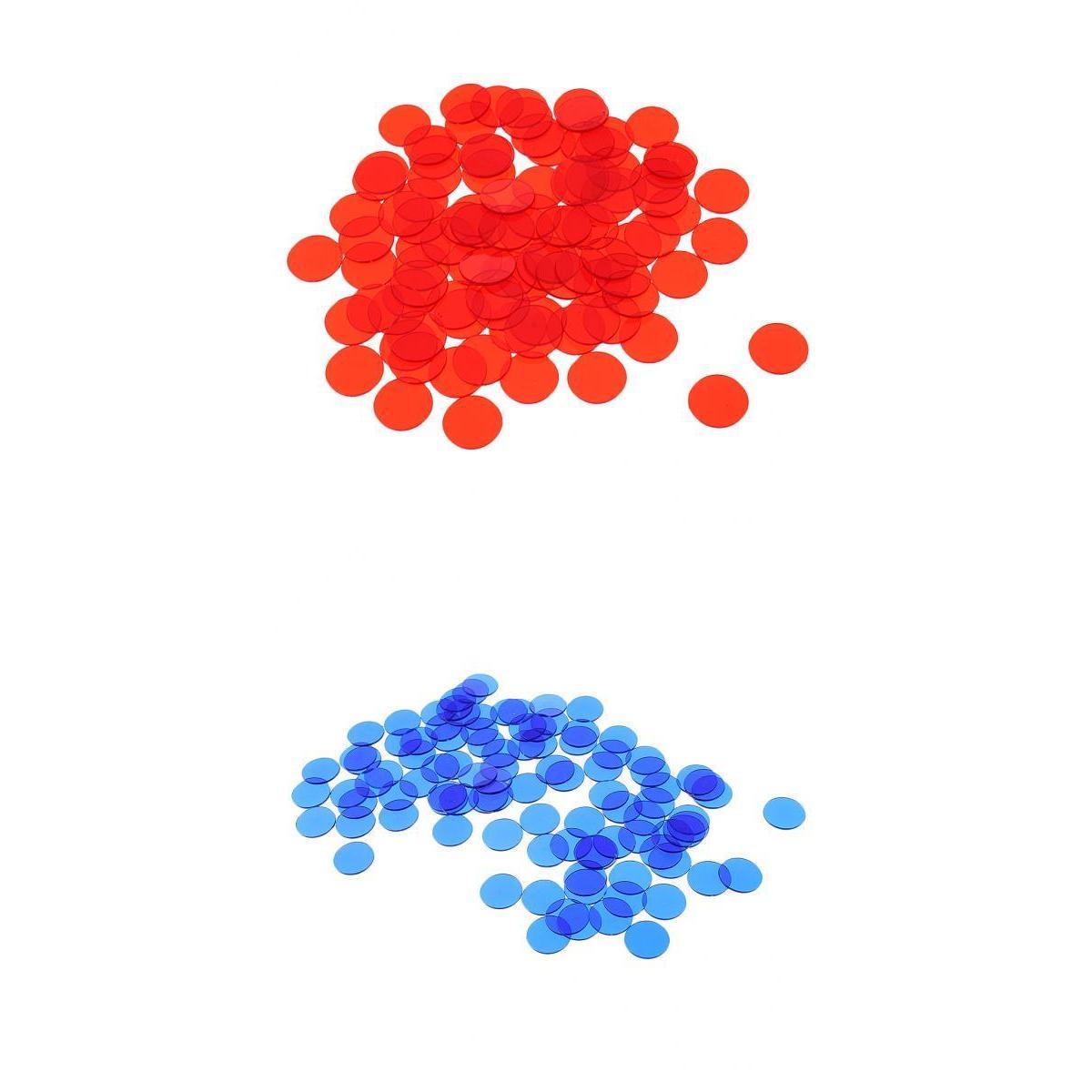 1000 Pieces Translucent Bingo Chip 3/4 Inch for Bingo Game Cards
