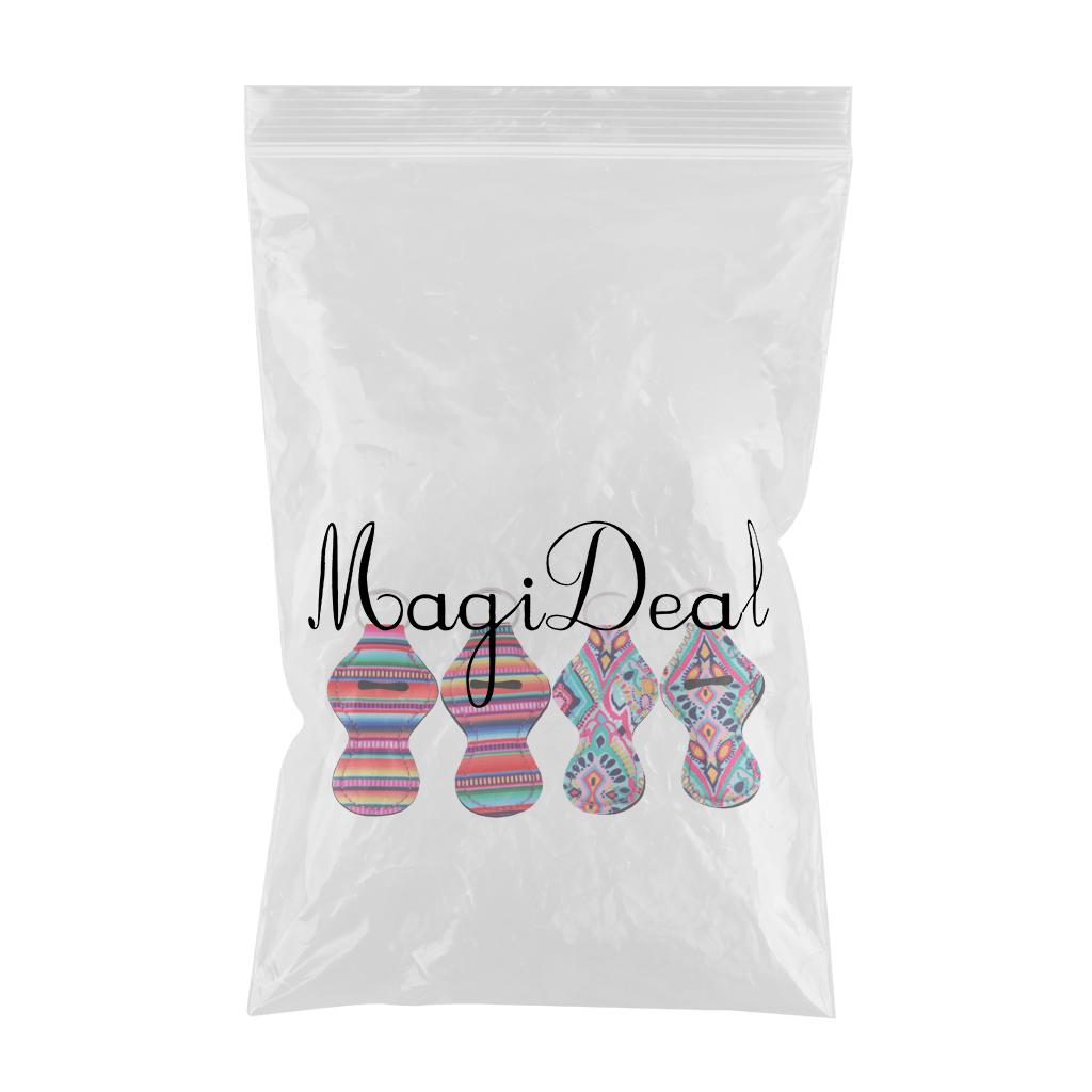 2 Pair Colorful Handy Lip Balm Holder Key Chain Gifts for Kids and Adults