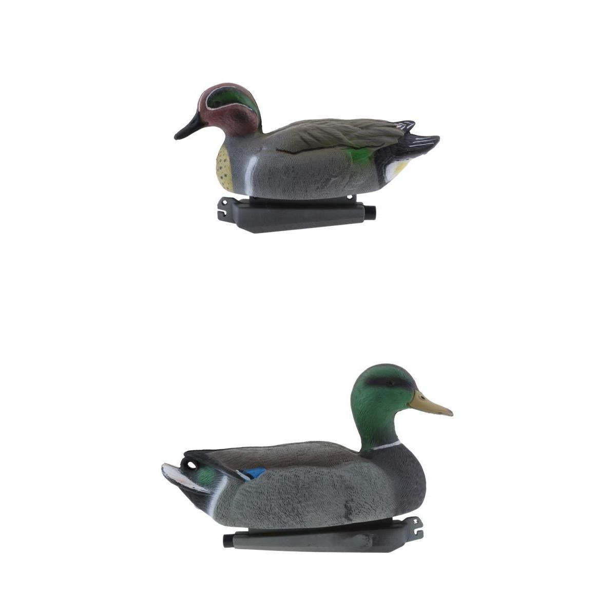 2x Floating Animal Ornament Hunting Decoy Yard Scarecrow 31cm & 35cm Drake