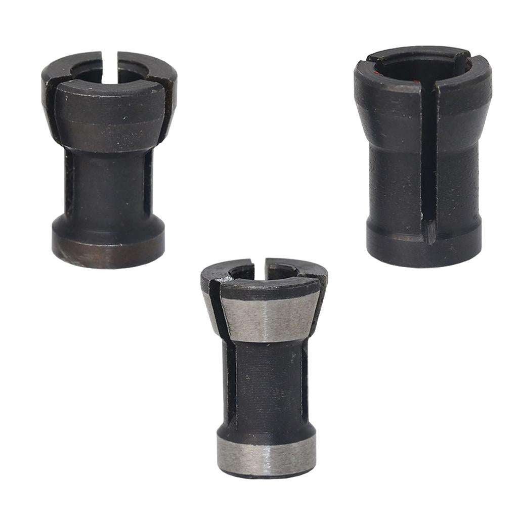 3pcs High Precision Collet Chuck Head Engraving Trimming Carving Machine