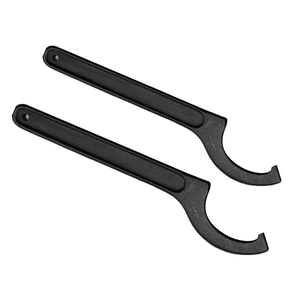 2Pcs High Carbon Steel ER Hook Wrench Spanner CNC Collet Chuck Clamping