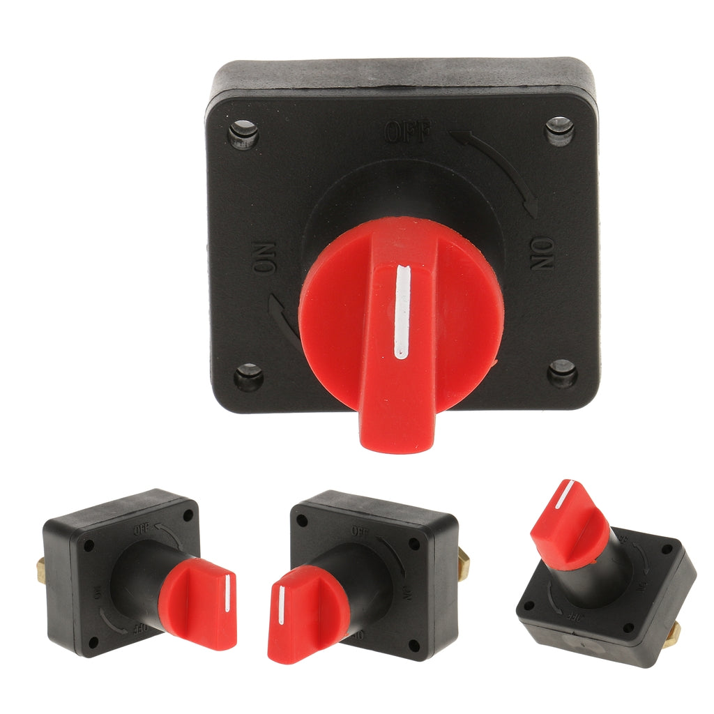 4pcs 100A Car Boat Battery Master Disconnect Rotary Cut Off Isolator Switch