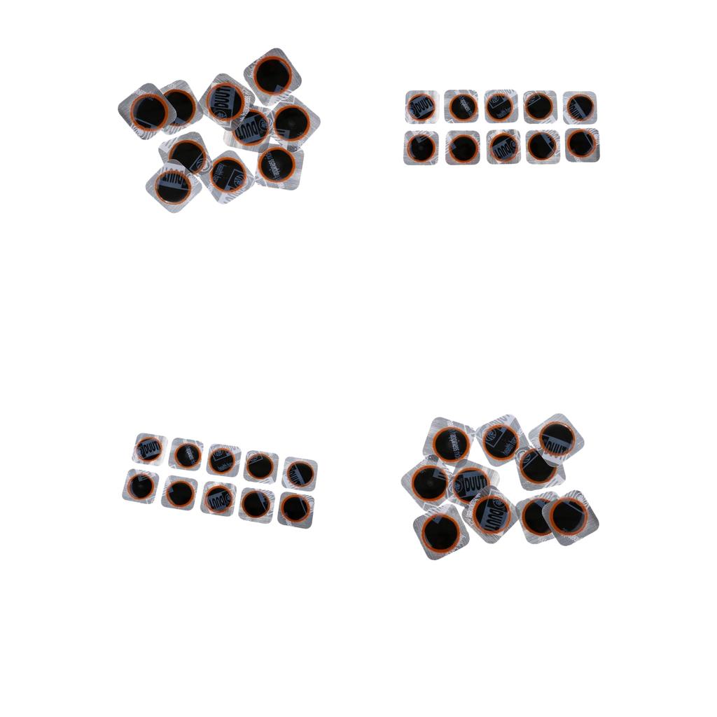40pcs Bicycle Tyre Puncture Rubber Patch Tire Inner Tube Patches Repair Tool