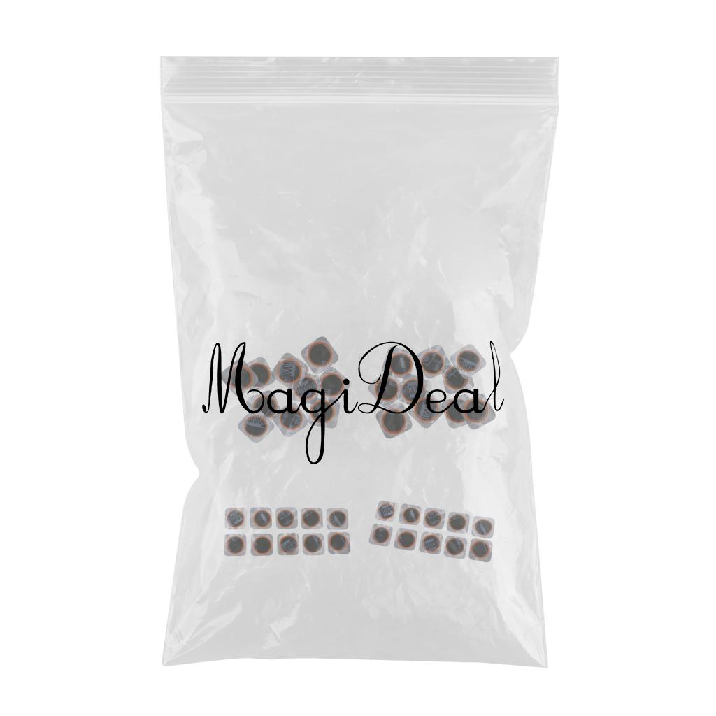 40pcs Bicycle Tyre Puncture Rubber Patch Tire Inner Tube Patches Repair Tool