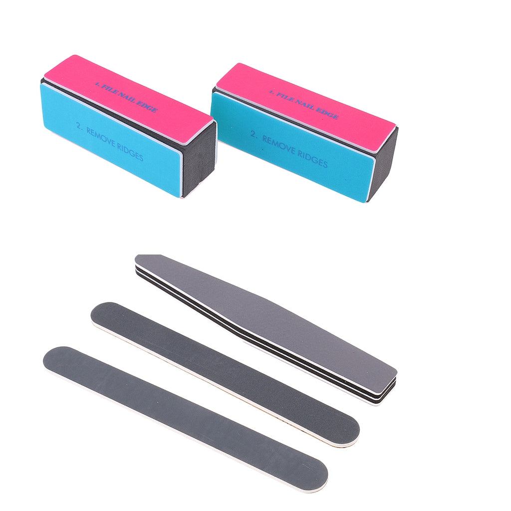 5 Pieces Long File Grinding Sand Bar Burnishing Stick Model Polishing Tools