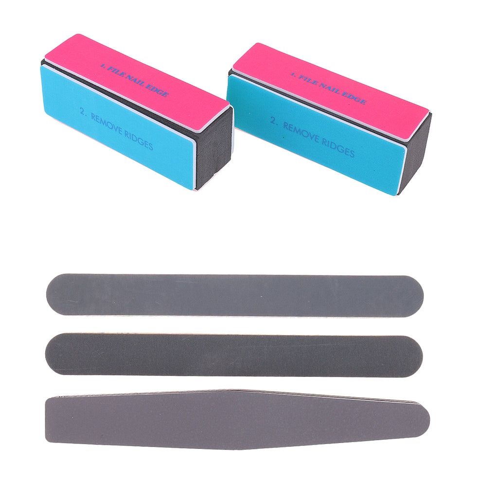 5 Pieces Long File Grinding Sand Bar Burnishing Stick Model Polishing Tools