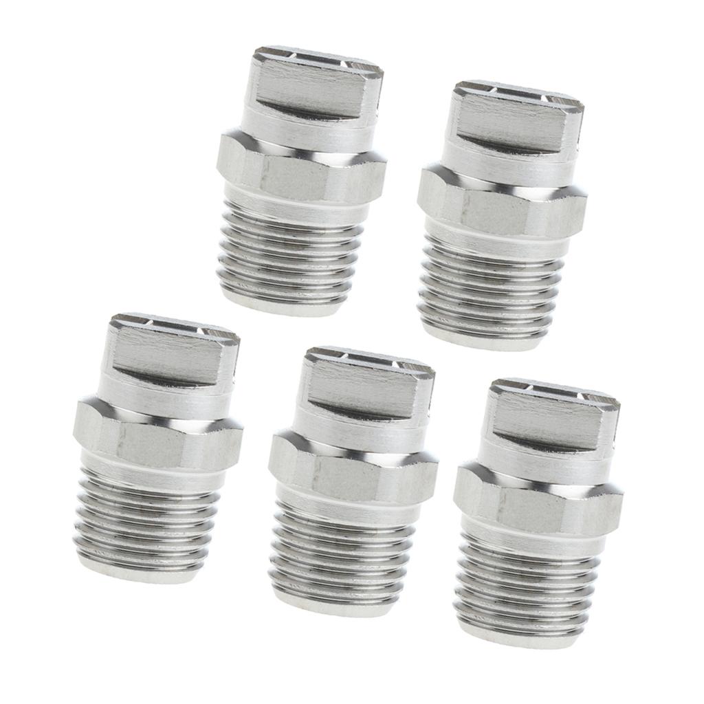 5 Pieces High Pressure Spray Nozzle Tip 1/4 Pressure Washer Accessories"