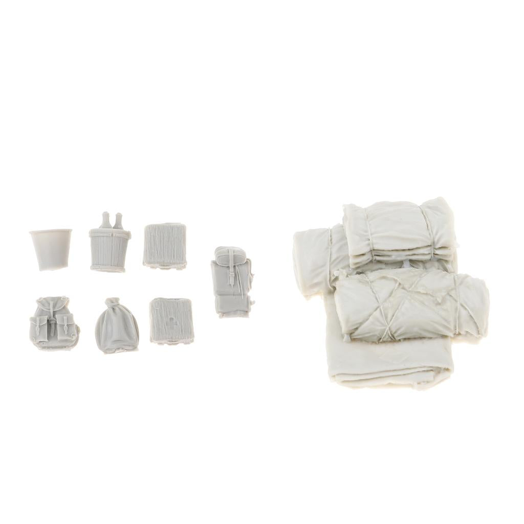 1/35 Resin Sand Table Scene Building Props Medicine Backpack Bag Miniature
