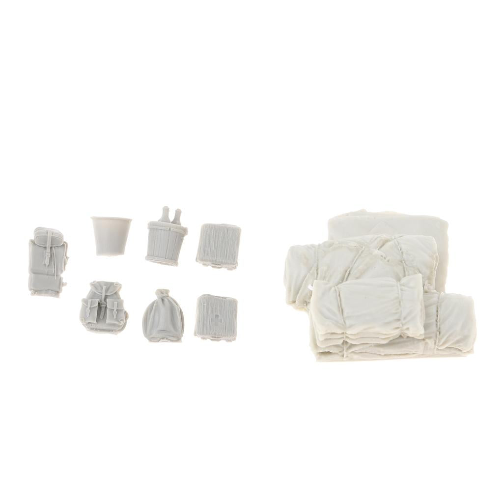 1/35 Resin Sand Table Scene Building Props Medicine Backpack Bag Miniature