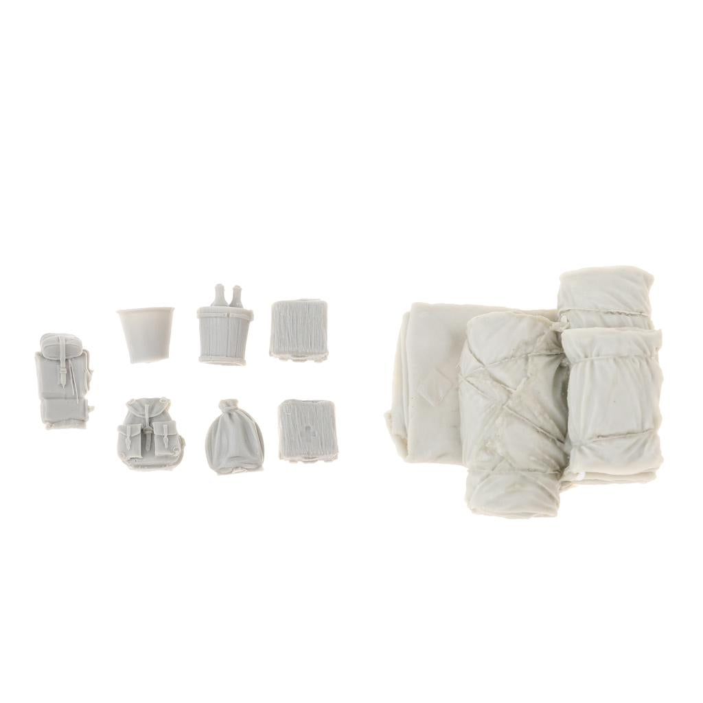 1/35 Resin Sand Table Scene Building Props Medicine Backpack Bag Miniature