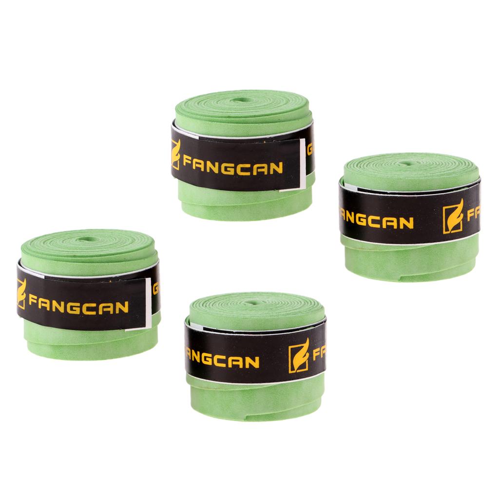 4 Pieces Non Slip Sweat Absorption Tennis Badminton Racket Overgrip Grips