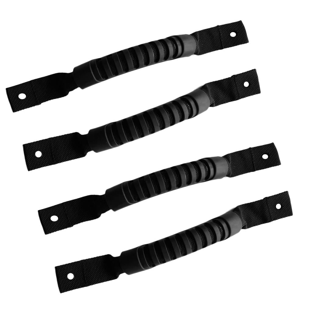 4pcs Kayak Carry Handle Webbing Hand Fitting Sit On Top Boat Canoe Strap
