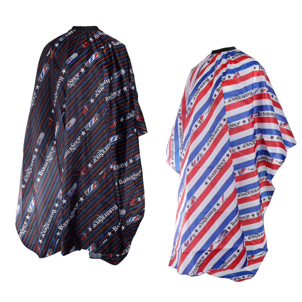 2Pcs Waterproof Hair Cutting Shampoo Cape Salon Hairdressing Gown Cloth