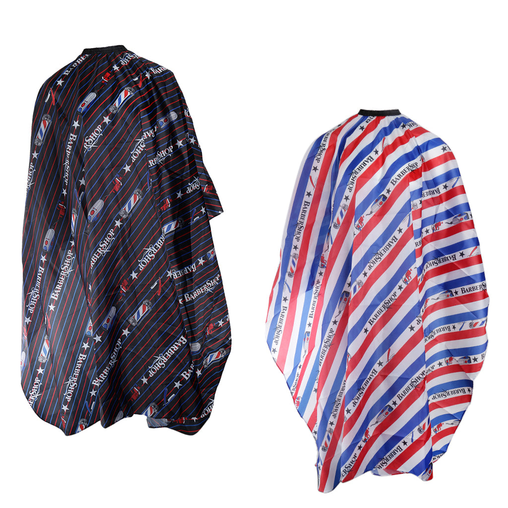 2Pcs Waterproof Hair Cutting Shampoo Cape Salon Hairdressing Gown Cloth