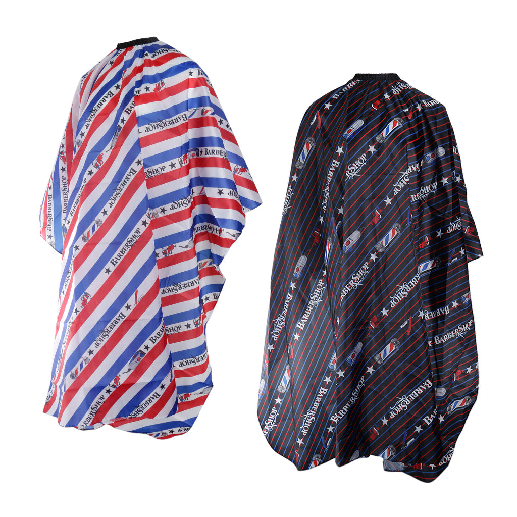 2Pcs Waterproof Hair Cutting Shampoo Cape Salon Hairdressing Gown Cloth
