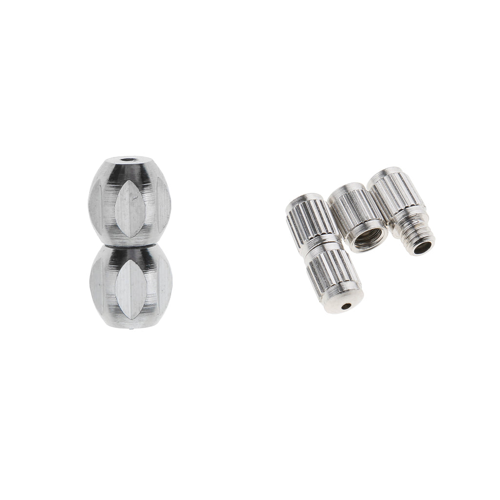 40pcs Copper Screw Clasps Jewelry Making Connector Hooks Linkers 2 Styles