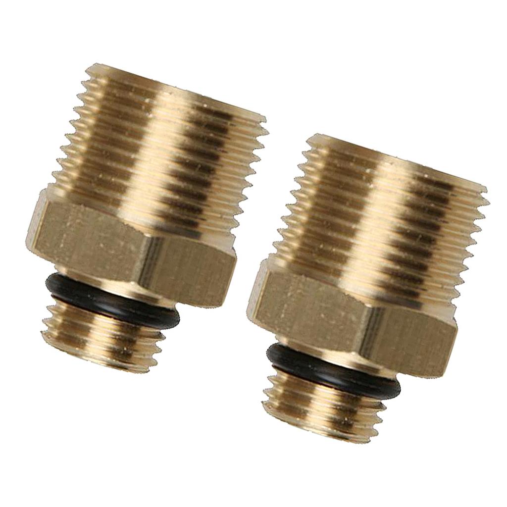 2Pcs Brass Adapter For Snow Foam Lance High Pressure Washer Connector