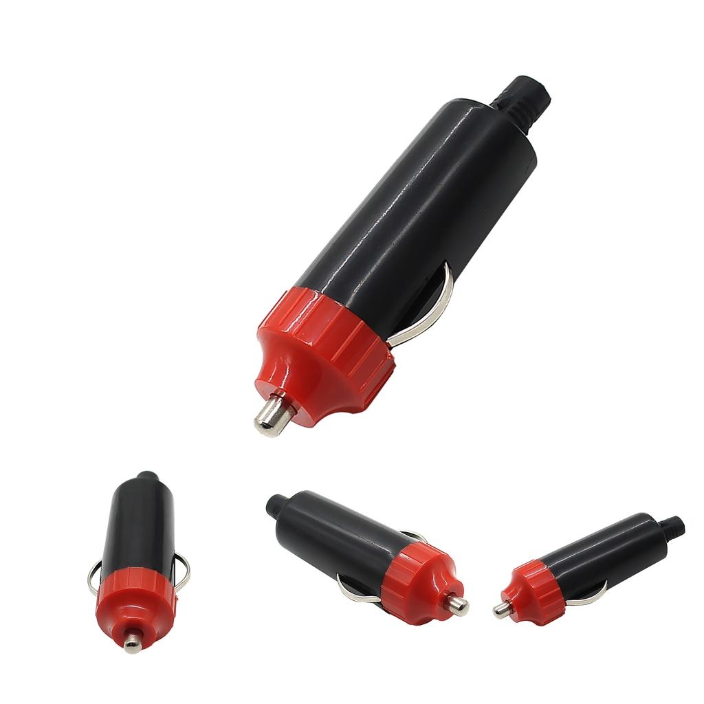 4pcs 12V Universal Male Car Cigarette Lighter Socket Plug Connector Adaptor