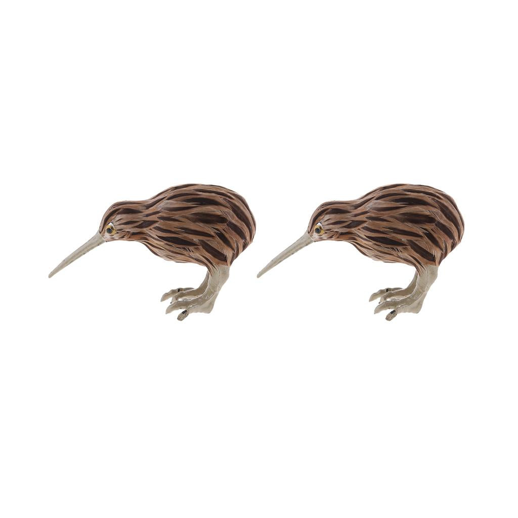 2Pcs Simulated Bird Vivid Garden Home Decor Prop Ornament without tail