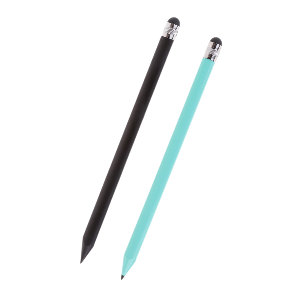 2 Pieces 2-in-1 Retro Design Touch Screen Stylus for Phone Tablets