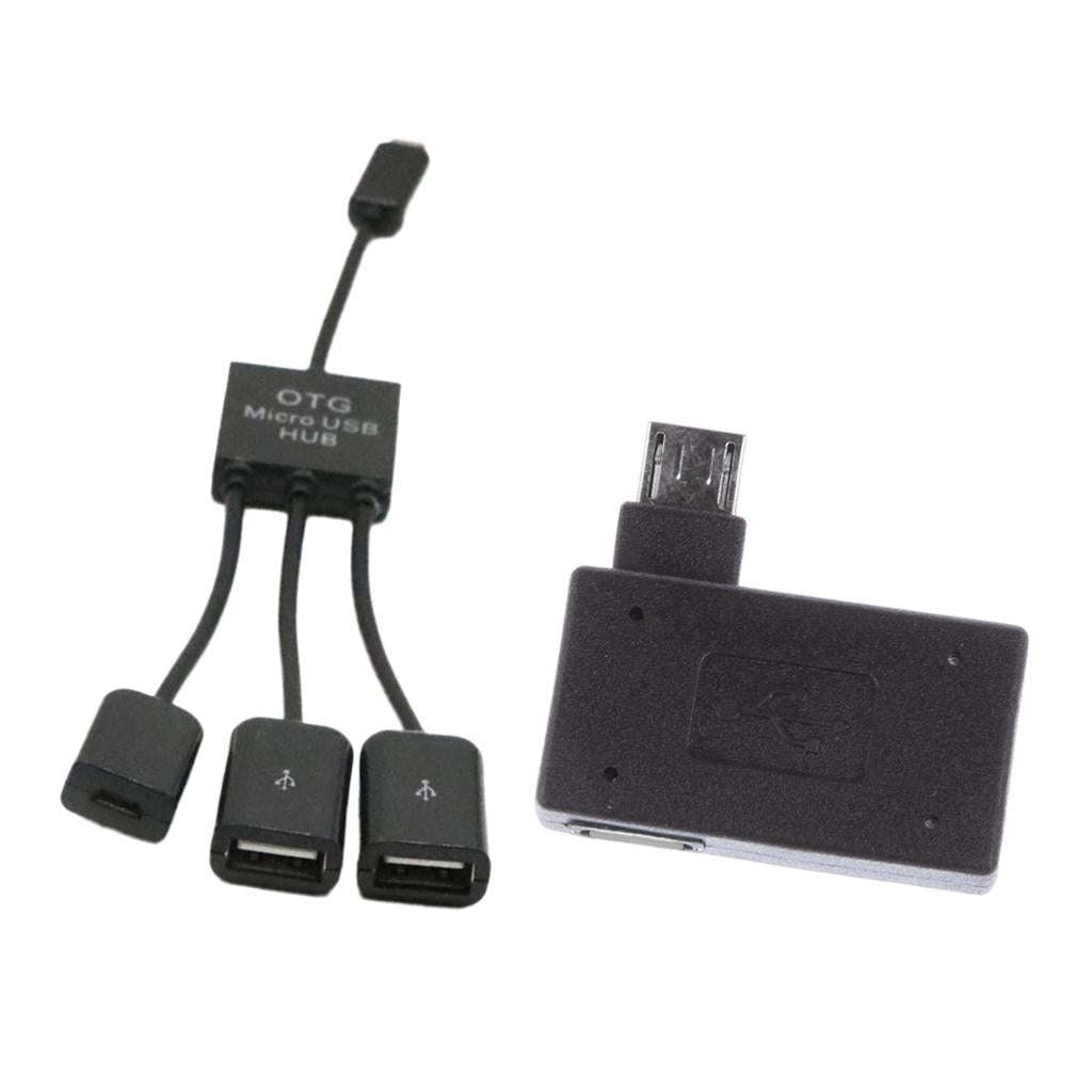 3 in 1 USB 2.0 OTG Cable Extension Adapter+Micro USB 2.0 OTG Host Adapter