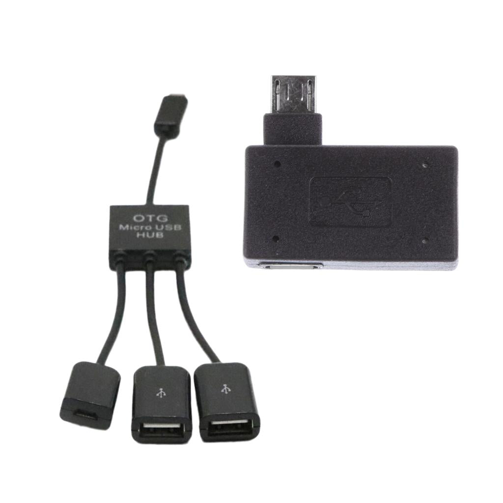 3 in 1 USB 2.0 OTG Cable Extension Adapter+Micro USB 2.0 OTG Host Adapter