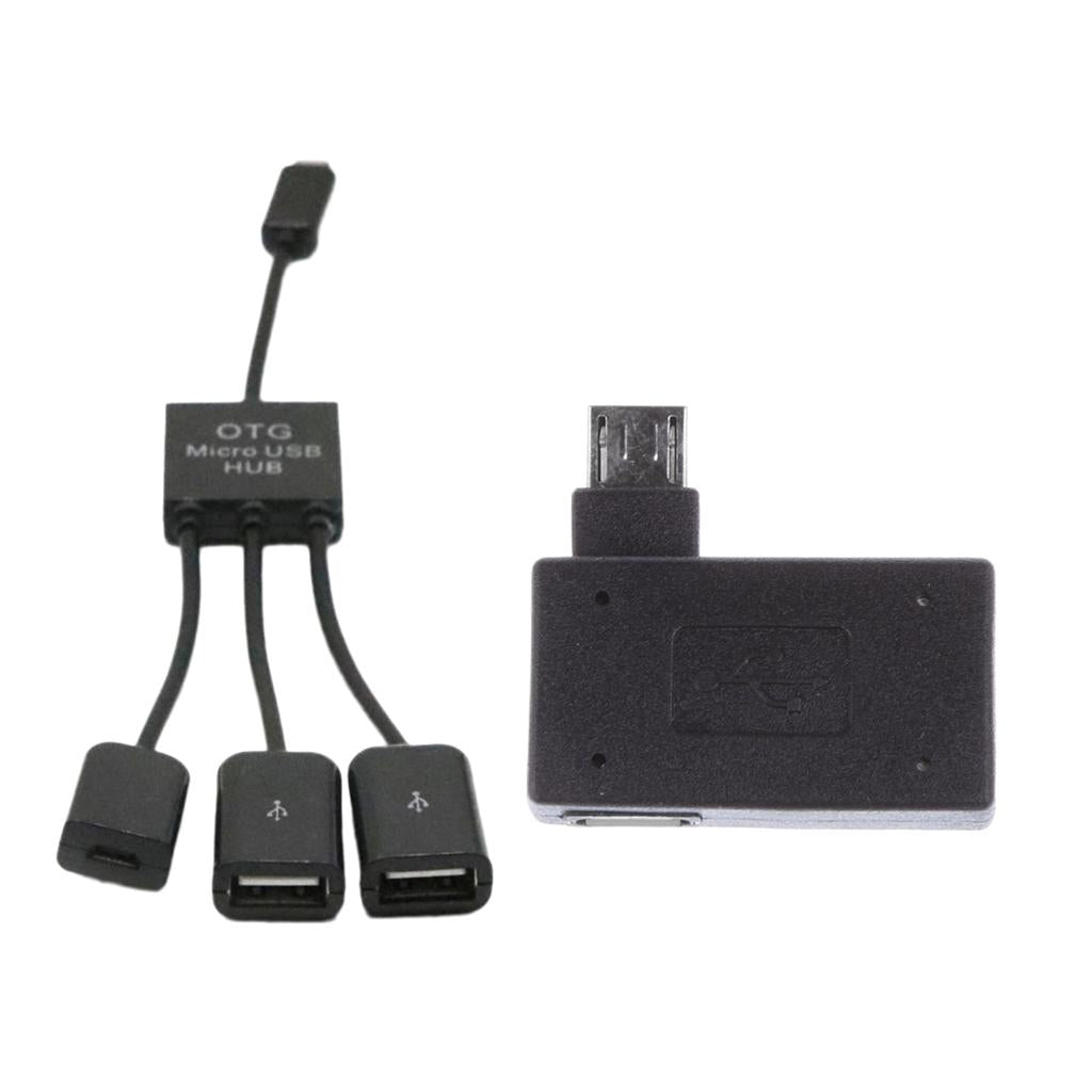 3 in 1 USB 2.0 OTG Cable Extension Adapter+Micro USB 2.0 OTG Host Adapter