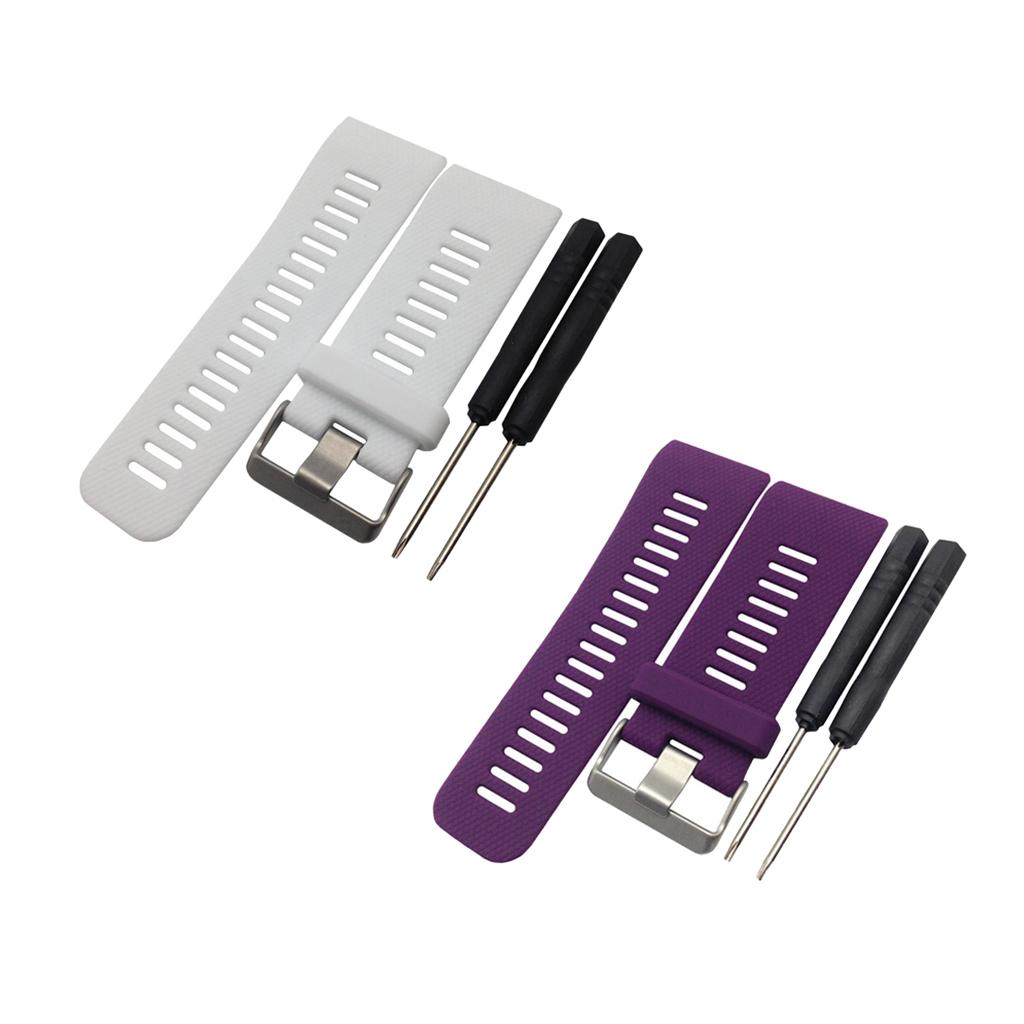 2 Pieces Replacement Wrist Bands Strap for Garmin Vivoactive HR Watch