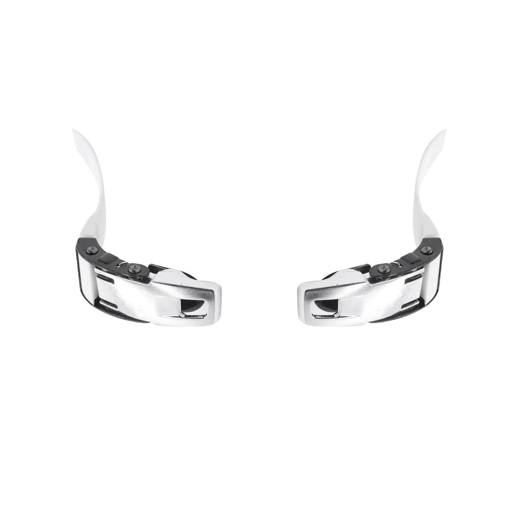 2 Pcs Replacement Inline Roller Skates Shoes Energy Straps with Screws White