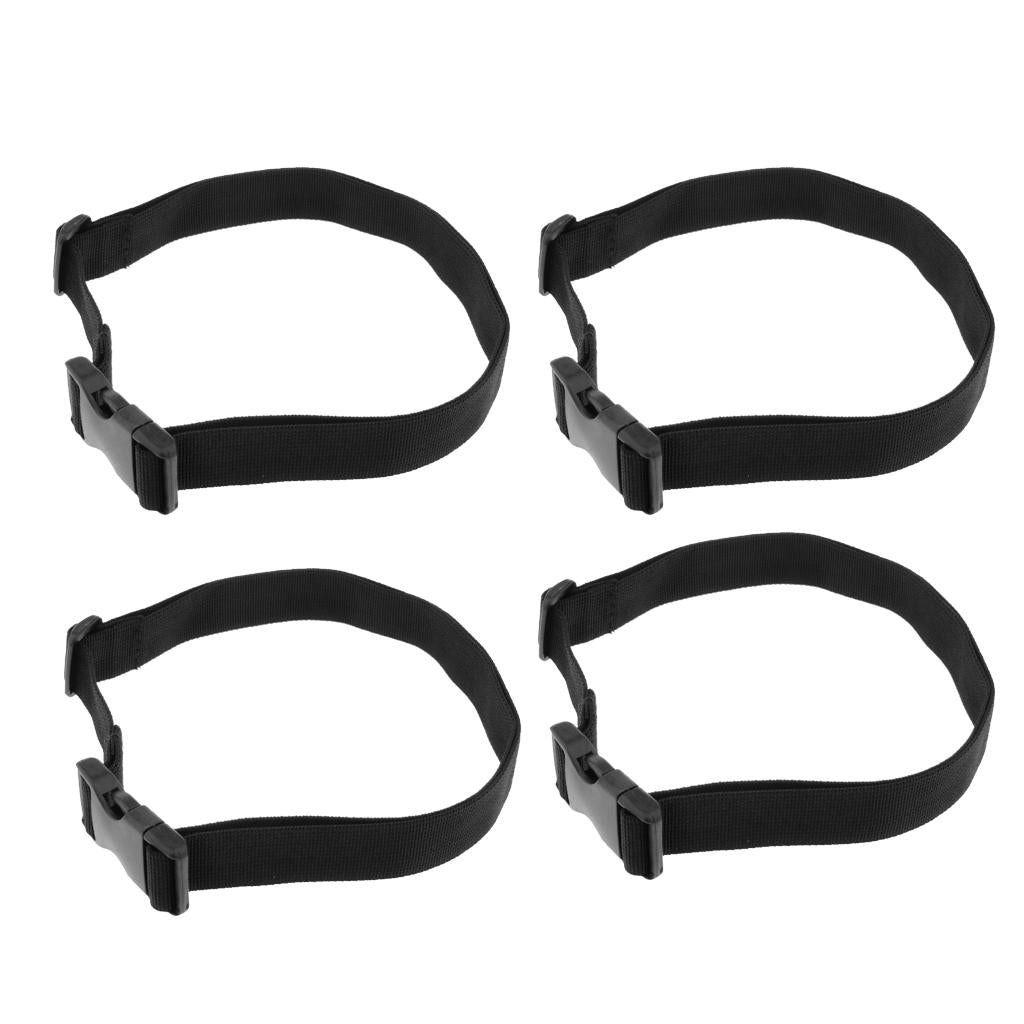 4pieces Heavy Duty Quick-Release Webbing Waist Belt with Buckle Width 2.5cm