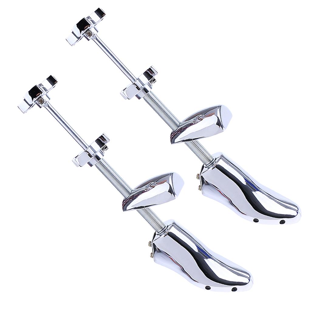 2pieces Adjustable Shoe Stretcher Metal Footwear Extender (EU 39-46)