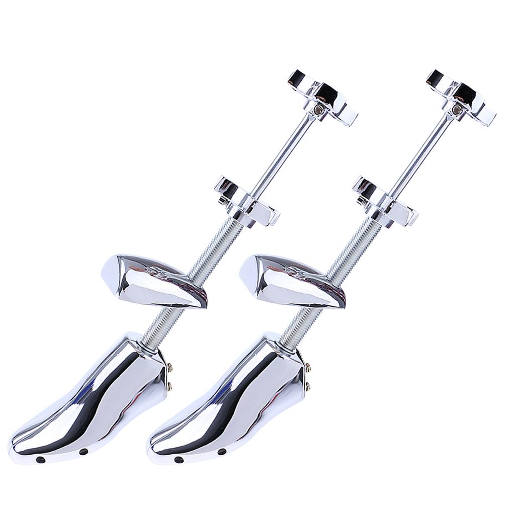 2pieces Adjustable Shoe Stretcher Metal Footwear Extender (EU 39-46)