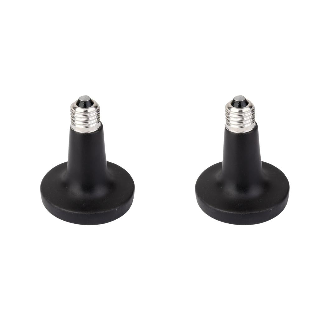 2 pcs E27 Ceramic Reptile Heat Lamp Infrared Heater Light Bulb Dia9cm
