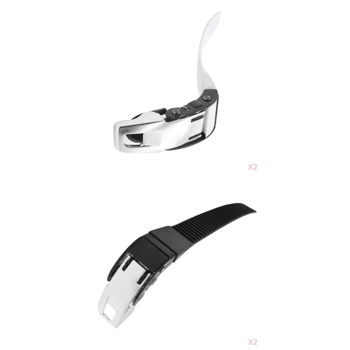 2 Pairs Replacement Inline Roller Skate Shoes Energy Straps with Screws