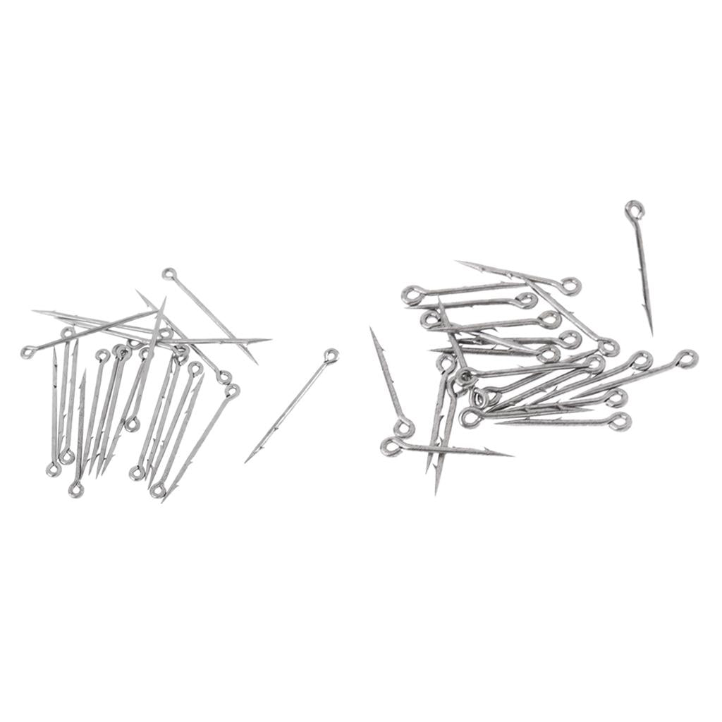 40Pcs High-carbon Steel Sea Fishing Worm Hooks Fishhook Live Bait Hooks