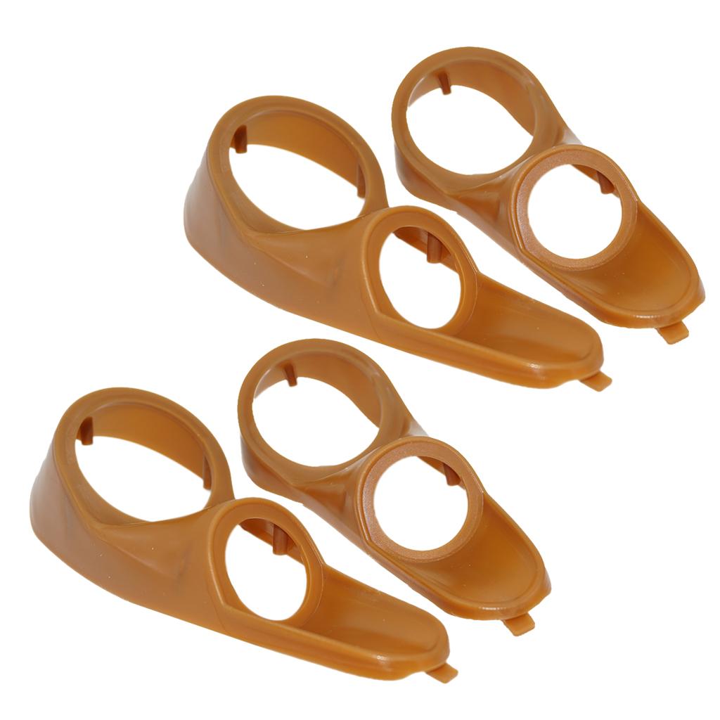 2Pair 3 Way Loudspeaker Module Coaxial Car Speakers Gasket Brown Plastic