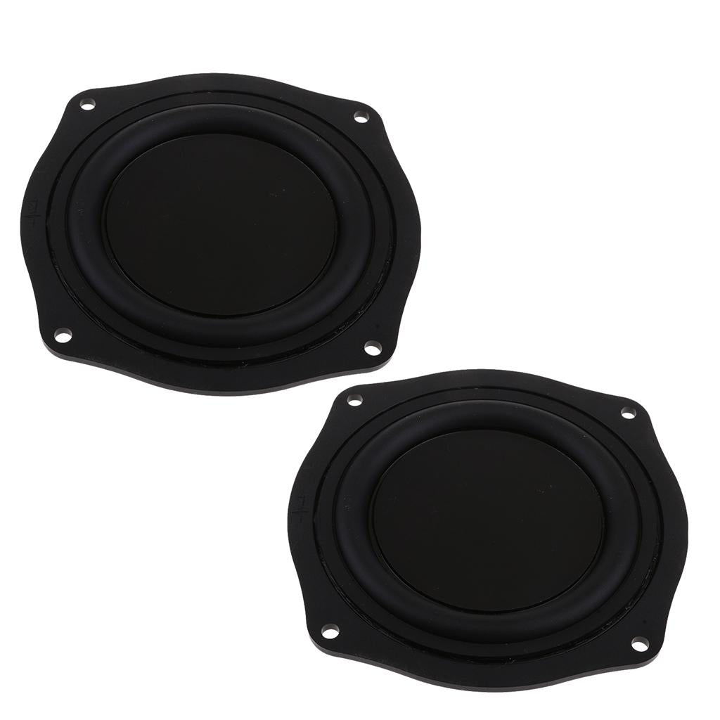 2Pieces 4'' Speaker Vibrating Membrane Passive Bass Diaphragm Plate