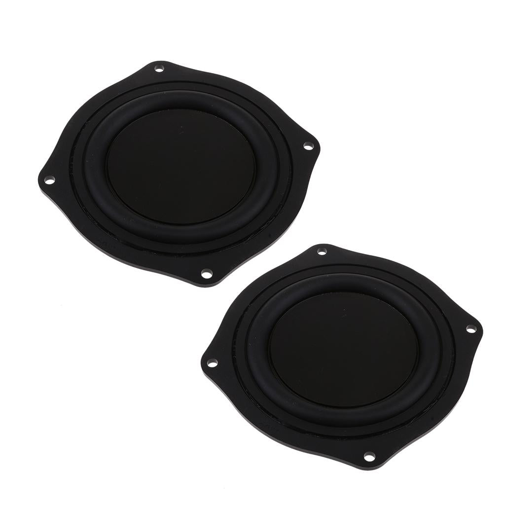 2Pieces 4'' Speaker Vibrating Membrane Passive Bass Diaphragm Plate