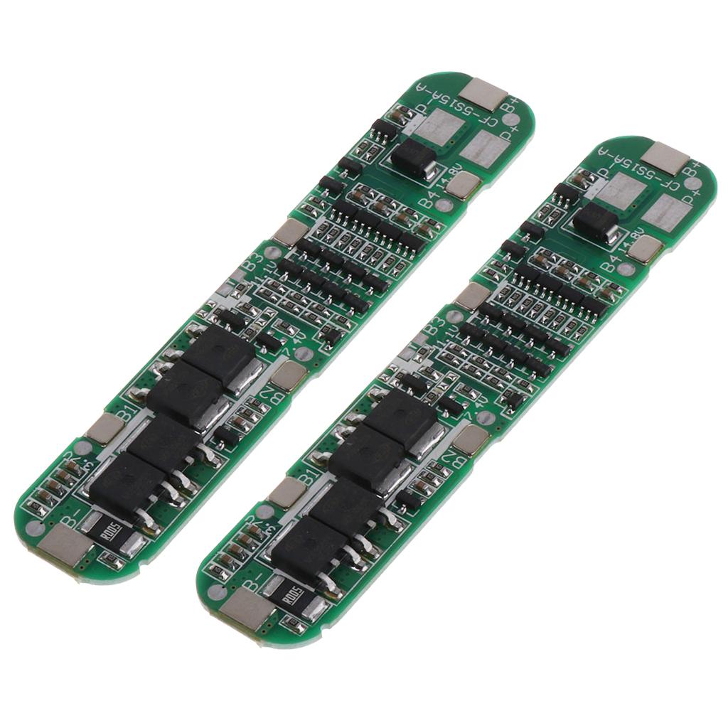 2Piece 5 Series BMS PCB Protection Board For 18650 Lithium Battery