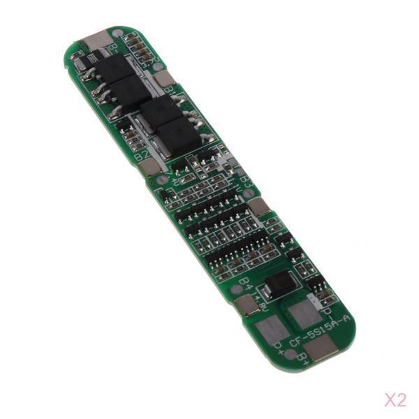 2Piece 5 Series BMS PCB Protection Board For 18650 Lithium Battery