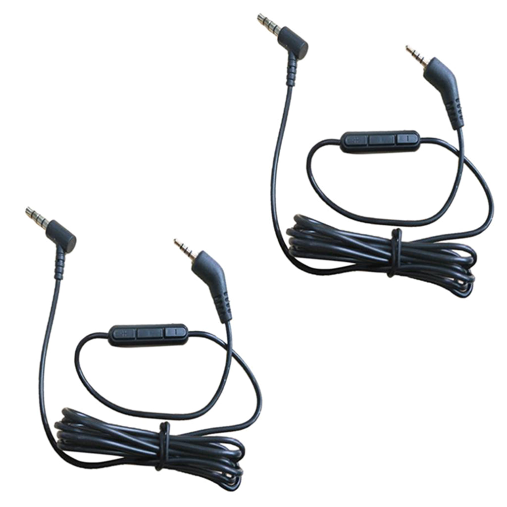 2x Replacement 2.5mm to 3.5mm Cable for BOSE On-Ear 2 OE2 OE2i Headphones
