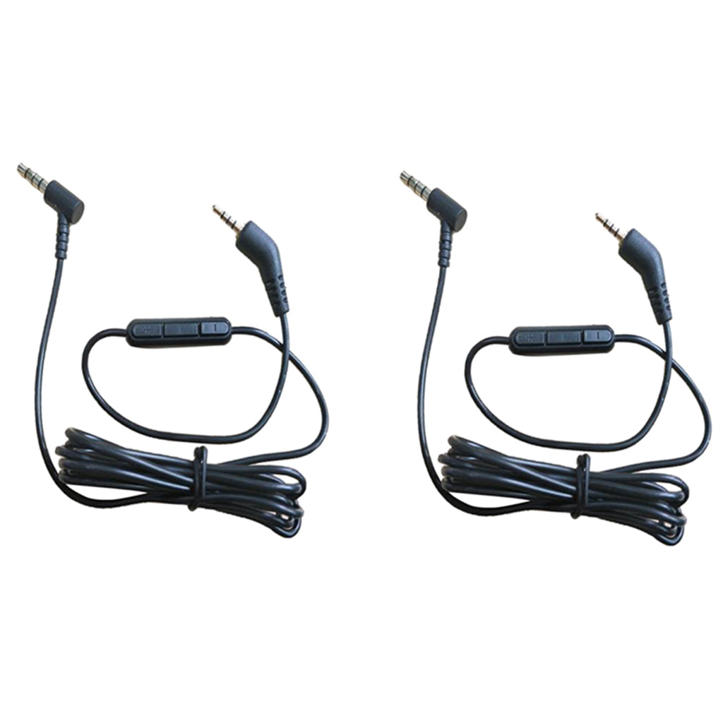 2x Replacement 2.5mm to 3.5mm Cable for BOSE On-Ear 2 OE2 OE2i Headphones