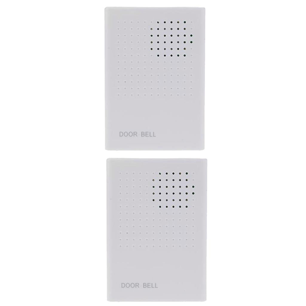 2Pieces Wired Alarm Doorbell Door Access Security Ding-Dong Home Apartment