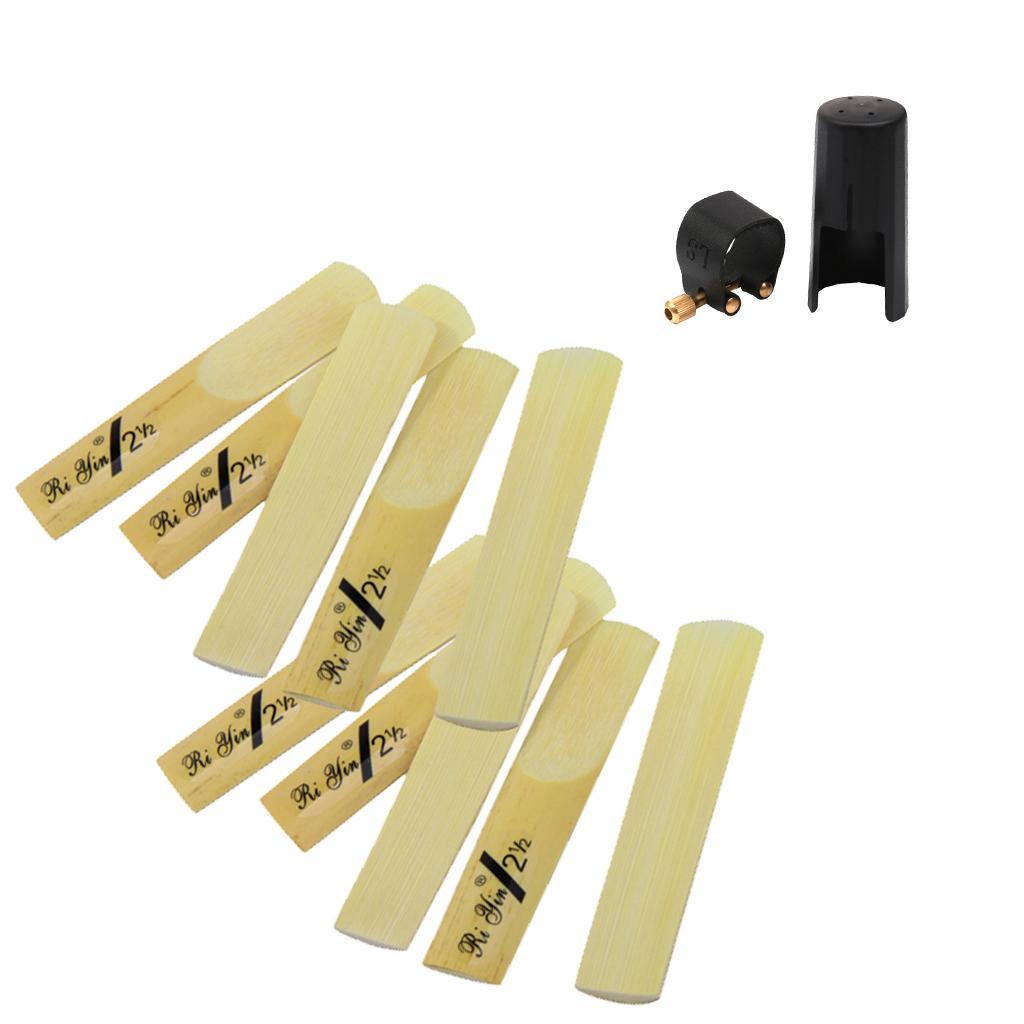 Alto Saxophone Mouthpiece Kit with Ligature Cap Reeds for Wind Instrument