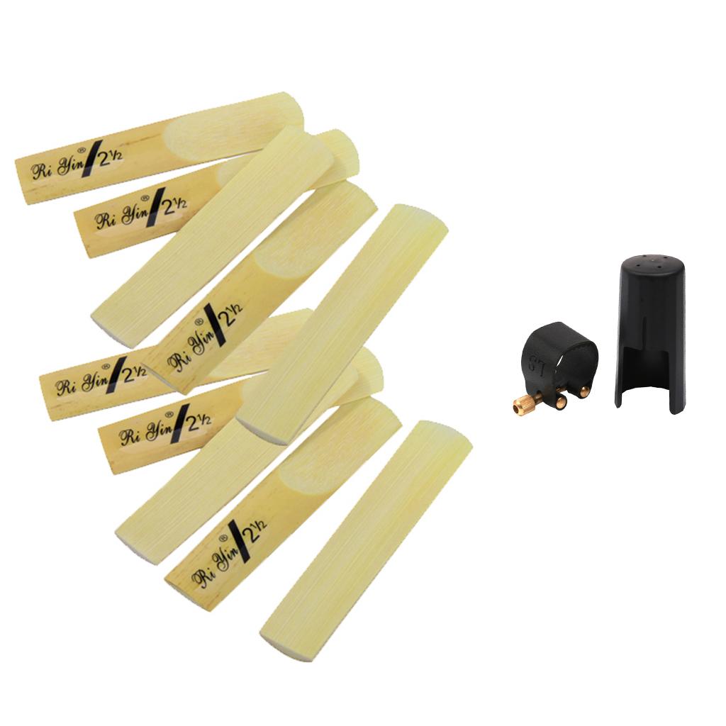 Alto Saxophone Mouthpiece Kit with Ligature Cap Reeds for Wind Instrument