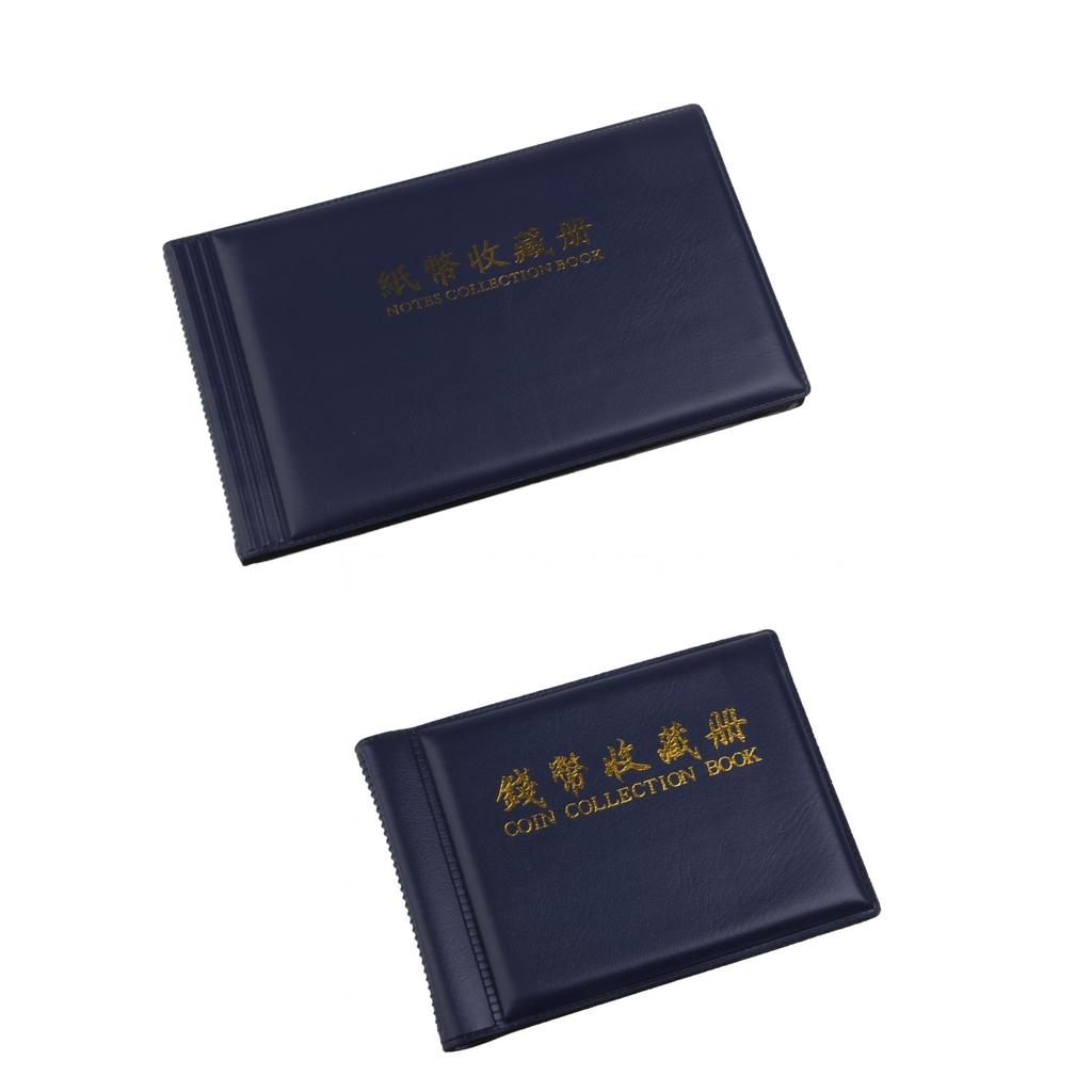 2 Pieces Penny Money Pocket Storage Coin Album Collection 60 Holders