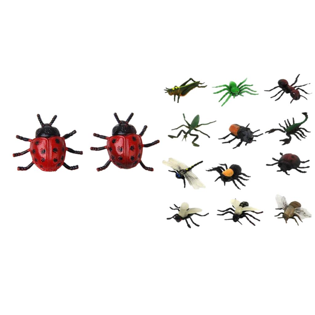14pcs Plastic PVC Insect Animal Model Kids Toy